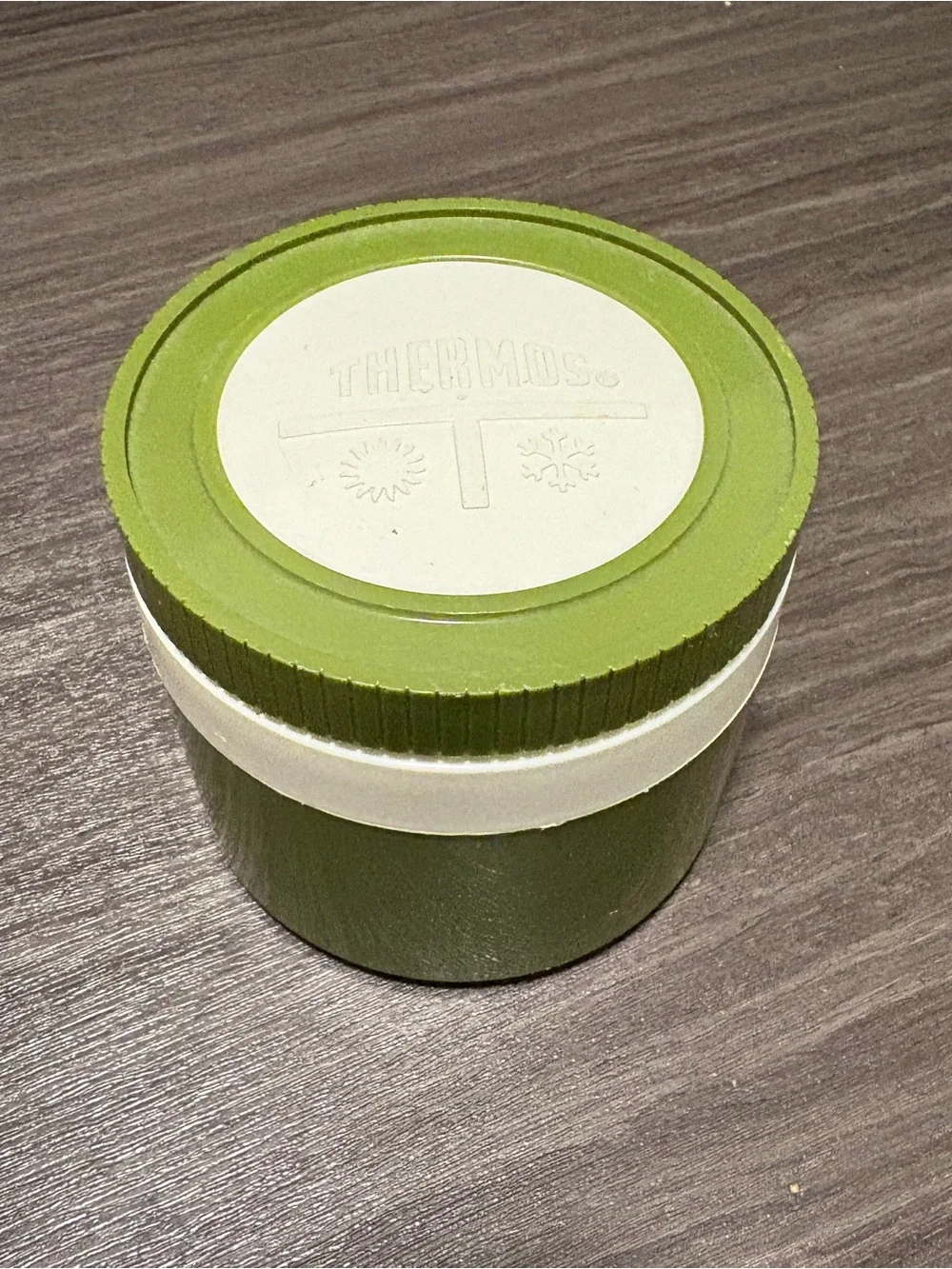 Vintage 1970s Thermos King Seeley Insulated Food Jar Avocado Green MCM USA